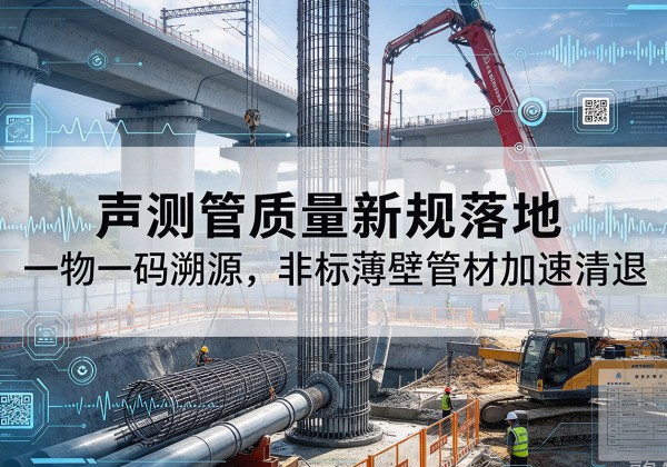 洛阳声测管质量新规落地，一物一码溯源，非标薄壁管材加速清退
